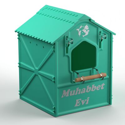 Plastik Demonte Muhabbet Yuvalık Mix 20x15x15