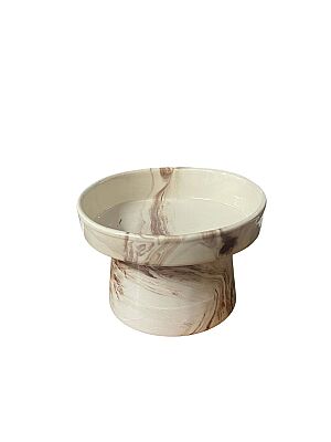 Porselen Döküm Mama Kabı  - 1