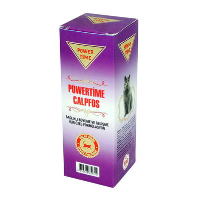 Power Time Kedi Calpfos Kalsiyum Takviyesi 100 ml - 1