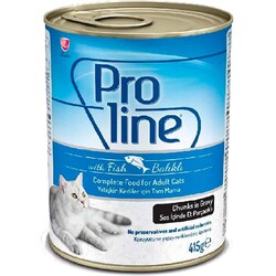 ProLine Balıklı Yetişkin Kedi Konservesi 415Gr 
