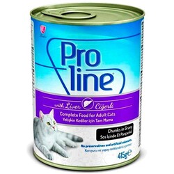 Proline - ProLine Ciğerli Yetişkin Kedi Konservesi 415Gr 
