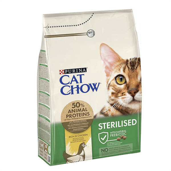 Nestle Purina - Purina Cat Chow Sterilised Kısır Kedi Tavuklu Maması 3kg
