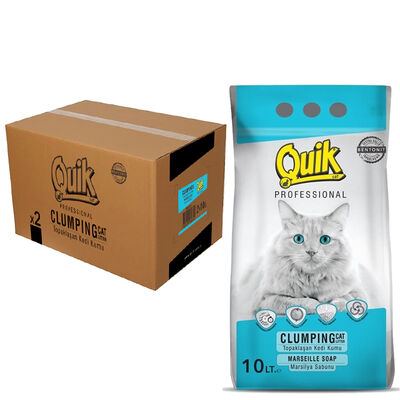 Quık Bentonit 10lt İnce 2li Paket Marsilya Sabunlu - 1