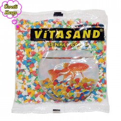 Vitasand - REF-155 Karışık Renkli Fanus Çakılı 350 gr 30 lu Paket