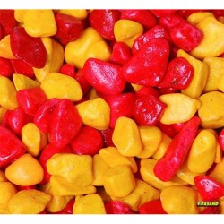 Vitasand - REF-181 Sarı Kırmızı Fanus Çakılı 350g (15 li Paket)