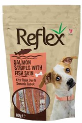 Reflex Balık Deri Sargılı Somon Etli Çubuk 80gr