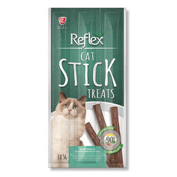 Reflex - Reflex Sticks Kuzu Etli Kedi Ödül Çubuk 15g