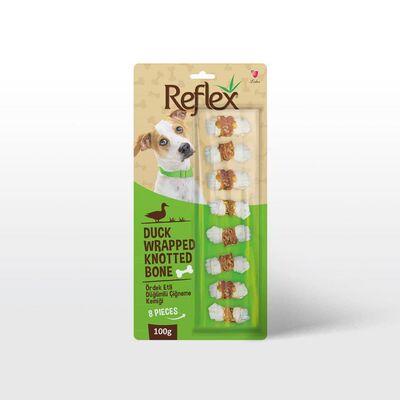 Reflex Ördek Etli Düğümlü Kemik 8li 100gr - 1