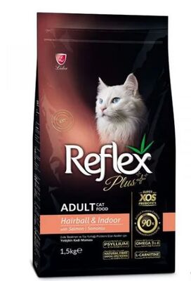 Reflex Plus Hairball & Indoor  Somonlu Kedi Maması 1.5 Kg  - 1