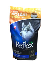 Reflex - Reflex Plus Somonlu Yetişkin Köpek Maması 18kg