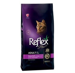 Reflex Plus Tavuklu Renkli Taneli Yetişkin Kedi Maması 1.5 Kg