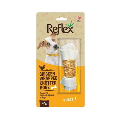 Reflex Tavuk Etli Düğümlü Kemik 40gr - 1