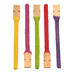 Fatih-Pet - Renkli Kumlu Tünek 10 lu 20cm
