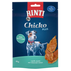 Rinti - Rinti Chicko Plus %100 HUHN -Tavuklu Naneli Yetişkin Köpek Ödülü 80g