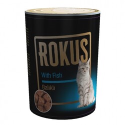 ROKUS - ROKUS Balıklı Kedi Konservesi 410gr