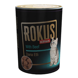 ROKUS - ROKUS Kitten Yavru Kedi Konserve Maması 410g