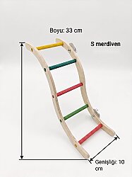 S Merdiven Kuş oyuncağı 