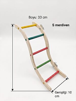 S Merdiven Kuş oyuncağı - 1
