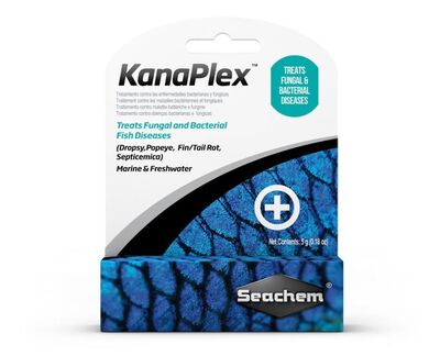 Seachem Kanaplex 5gr Dropsi Popeye Kuyruk Yüzgeç Çürümesi Septisemi Mantar ve Bakteriyel Hastalıkl - 1
