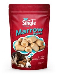 Single - Single Marrow Bones Köpek Bisküvi 200gr