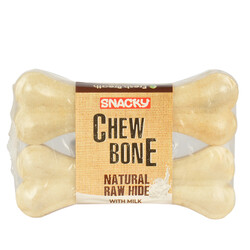 Snacky Beyaz Çiğneme Kemiği 12,5cm İkili 45-50gr