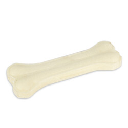 Snacky Beyaz Çiğneme Kemiği 15cm Tekli 75-80gr - 2