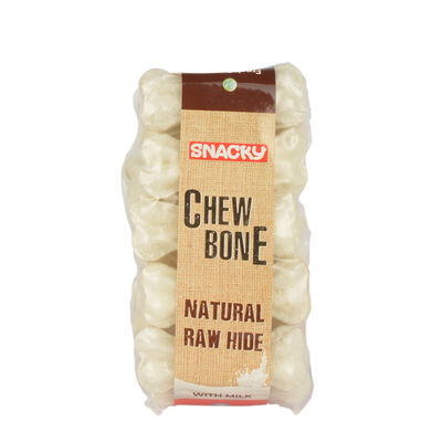 Snacky Beyaz Çiğneme Kemiği 5cm Onlu 8-10gr - 1