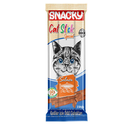 Snacky Kedi Stick Ödül Somonlu 3x5gr - 1