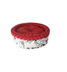 Pet Pretty - Spesyal Peluş Simit Yatak Kırmızı 50x50x15cm