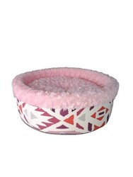 Spesyal Peluş Simit Yatak Pembe 50x50x15cm