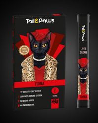 Tail Paws - Tail Paws Fiona Karaciğerli Kekikli Krema 15grx5 