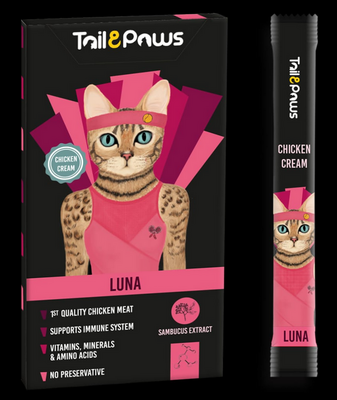 Tail Paws Luna Tavuklu Mürverli Multivitamin Krema 15grx5 - 1