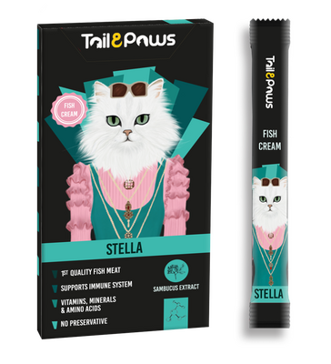 Tail Paws Stella Multivitamin Somonlu Mürverli Sambucus  15grx5  - 1