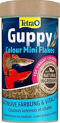 Tetra Guppy Clour Mini Flakes  Lepistes Pul  Balık  Yemi 100 ml - 1