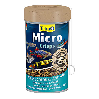 Tetra Micro Crisps - Ekstra Küçük Tropikal Balık Yemi 39g/100 ml - 1