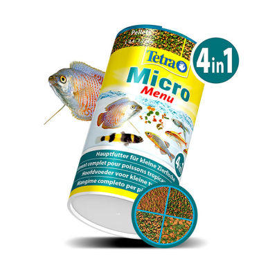 Tetra Micro Menü 4in1 (Crisps-Pellets-Sticks-Granules) 65g/100 ml