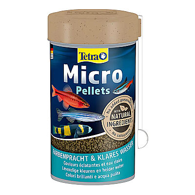 Tetra Micro Pellets - Küçük Ağızlı Tropikal Balık Yemi 46g/100 ml - 1
