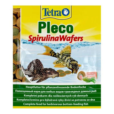 Tetra Pleco Spiriluna Wafers Bitkisel Dip Balık Yemi-15Gr