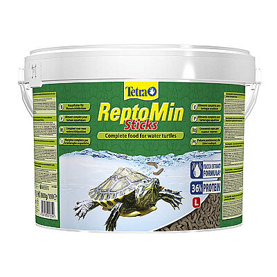Tetra ReptoMin Sticks Kaplumbağa Yemi 10 L Kova - 1
