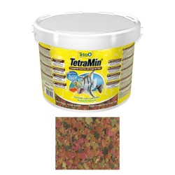 Tetra - Tetramin Flakes Pul Balık Yemi 10 L Kova-2100 gr