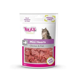 Truly Kedi Ödülü Mini Hearts Tavuk Balık 50gr