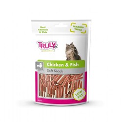 Truly Kedi Ödülü Soft Snack Tavuk Balık 50gr