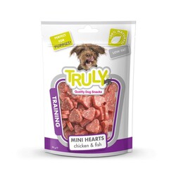 Truly Köpek Ödülü Kalpli Tavuk Balık 90gr