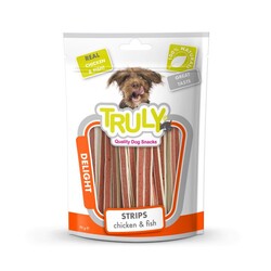 Truly Köpek Ödülü  Tavuk Balık  Dilim 90gr