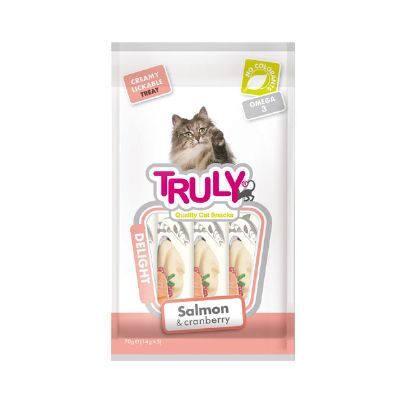 Truly Sıvı Kedi Ödülü Somon Kızılcık 5x14gr - 1