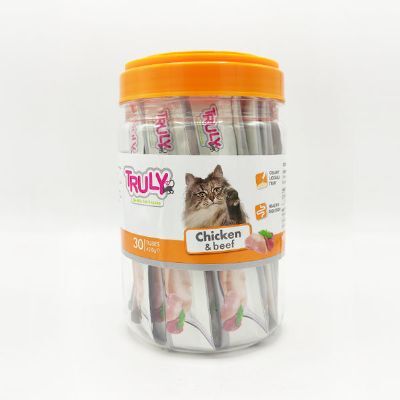 Truly Sıvı Kedi Ödülü Tavuk Biftek 30x14gr - 1