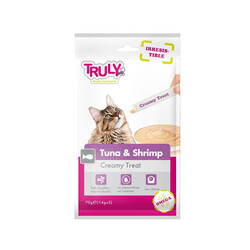 Truly Sıvı Kedi Ödülü Ton Balığı Karides Omega 5x14gr