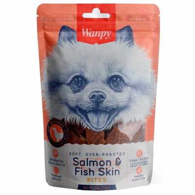 Wanpy Gerçek Somon Dilimleri Köpek Ödül Parçaları 100gr - 1