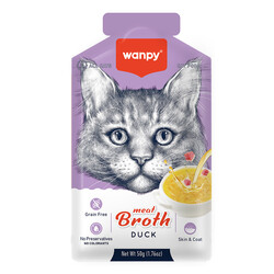 Wanpy - Wanpy Kediler için Ördek eti Çorbası 50 gr 