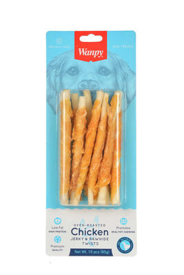 Wanpy Köpekler Ödülü Deri Üzerine Tavuk Sarılı 85gr 10lu - 1